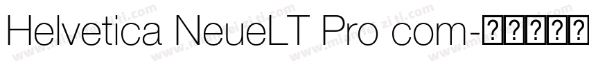 Helvetica NeueLT Pro com字体转换